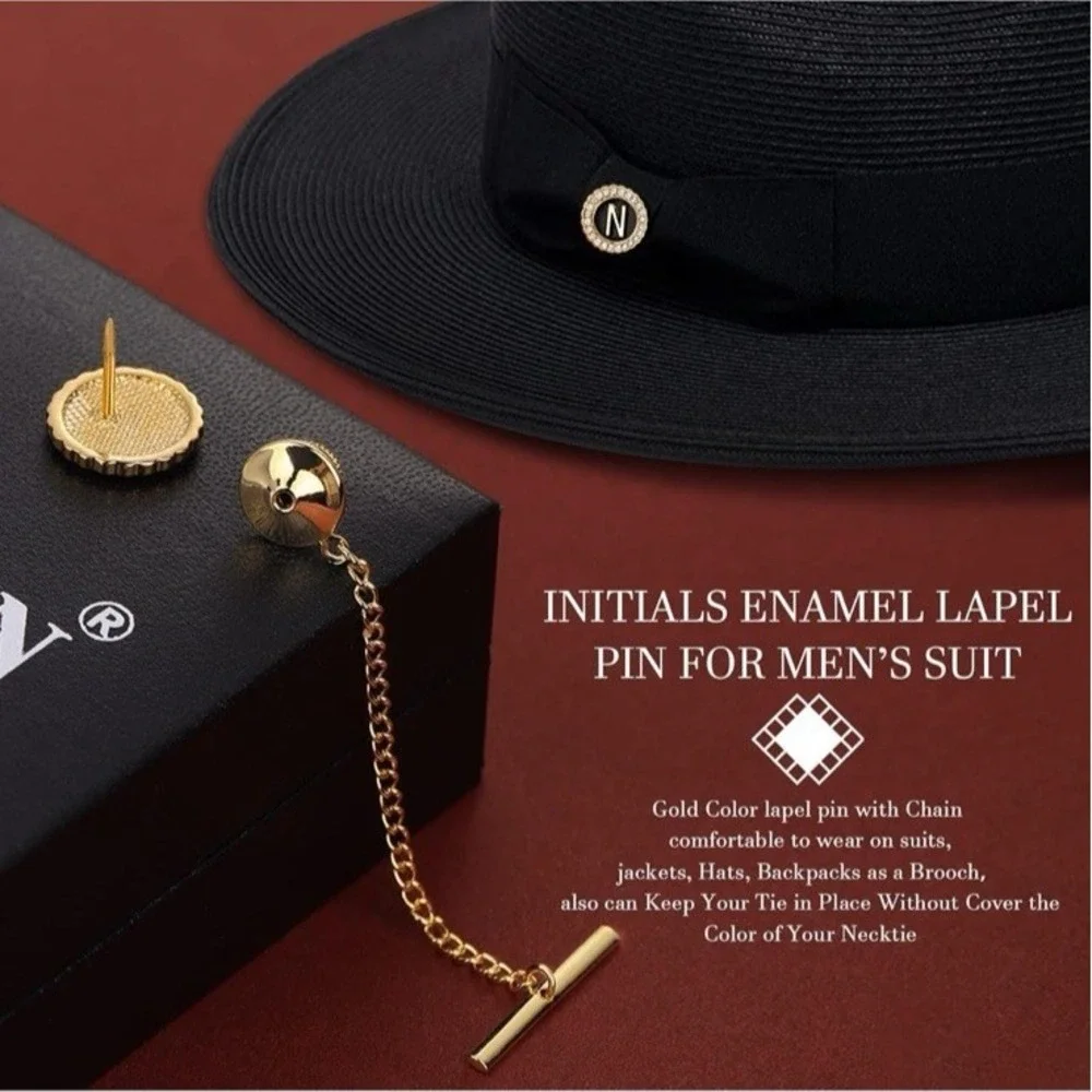 HAWSON Tie Clips,‎ Cufflinks, Tie Tack & Lapel Pins for Men-Suitable for N-4pcs